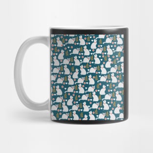Romantic cat pattern Mug